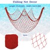ZERODECO Nautical Decor, Natural Fish Net Party Decorations for Pirate