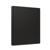 SIMPLY Staples 1337665 Light-Use .5-inch Round 3-Ring Non-View Binder Black