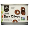 365 by Whole Foods Market, Olives Black Sliced, 2.25 Ounce