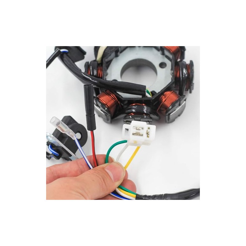 Trkimal Ignition Coil AC 8-Pin 5 Wires Stator Magneto 4-Stroke