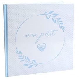 Santex 7624-6, Pearl Christening Guest Book, Sky