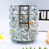 Tiardey Crystal Makeup Brush Holder Organiser Eyebrow Comb Brush Pen