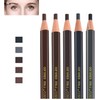 Teogneot 5 Pieces Eyebrow Pencil, Waterproof, Waterproof Eyebrow Pencils, Eyebrow