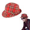 Lizzy Scottish Tartan Trilby Hat 27cm (Adult) | Tam O'Shanter