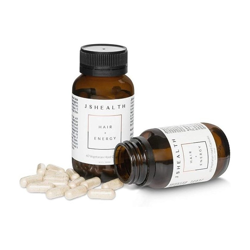 JSHEALTH Hair + Energy Formula 60 Capsules