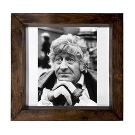 Jon Pertwee - 6X6 Full Color Photo Sign With Wood Frame PTR #G564793