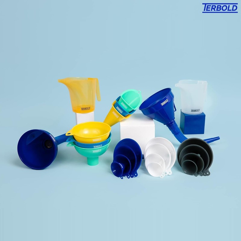 Terbold 3pc Wide Mouth Canning Funnels for Filling Bottles and