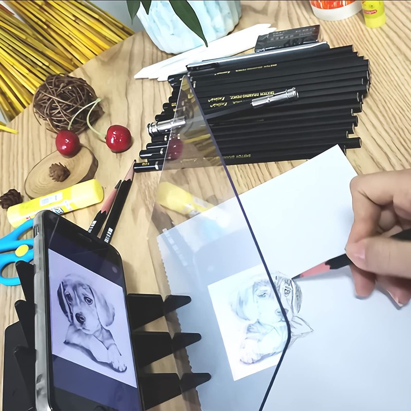 Optical Tracing Drawing Board, Portable Sketching Wizard Tool, Reflection Projector