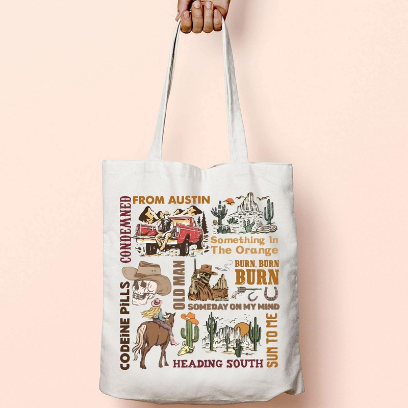 AKTAP Singer Album Inspired Gift Album Name Tote Bag Vintage