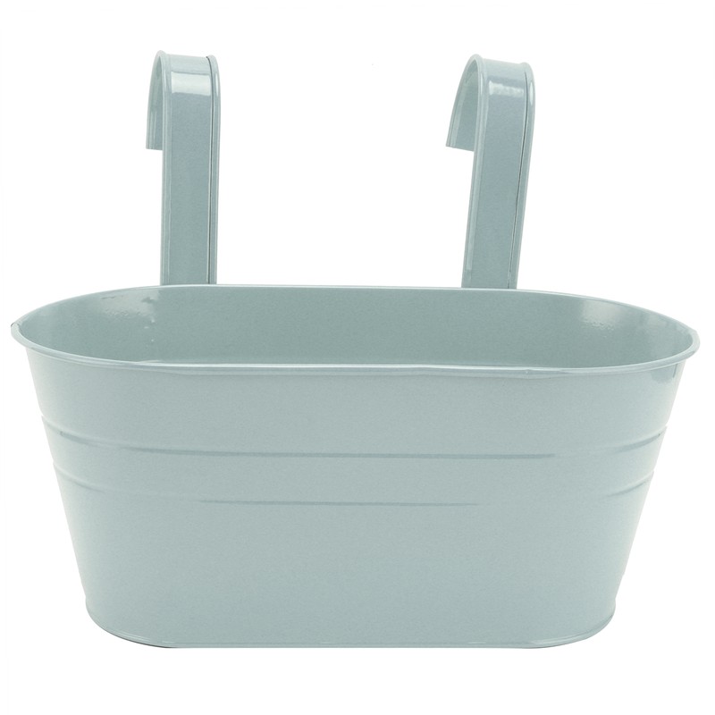Hanging Flower Planter Iron Bucket Flower Pot Holder with Detachable