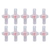 Pack of 10 check valves, 1-way PP, water stop check
