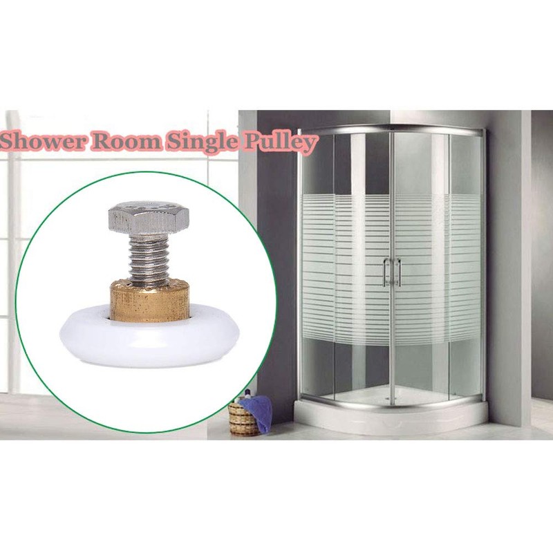 4 Sizes Shower Door Rollers Runners Wheels Replacement Part Bathroom