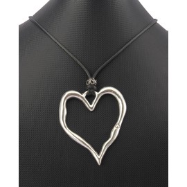 Jeilwiy Leather Necklace For Women Funky Necklace Choker String Cord Necklace with Pendant Boho Style Jewelry, Faux Leather, No Gemstone