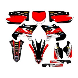 2005-2007 fits UFO Restyle YZ 250 2-Stroke Ricochet Black Senge Graphics Complete Kit Compatible with Yamaha