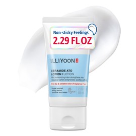 Illiyoon- Loción Ceramide Ato | Hidratante ligero para pieles secas y sensibles, reparación de barrera para rostro y