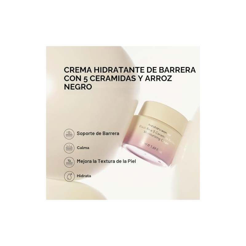 Haruharu Wonder Black Rice 5 Ceramide Barrier Moisturizing Cream