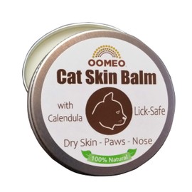 OOMEO Cat Skin Balm - Moisturising, Unscented, Lick-safe - 100% natural - As good as any cream
