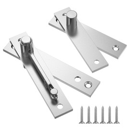Heavy Duty Pivot Hinge for Wood Door,with 360 Degree Rotation, XBLWIN Stainless Steel Hidden Door Hinge for Secret Door, Invisible Pivot Door Hardware for Bookshelf.