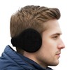 180s Fleece Behind-the-Head Earmuffs Black