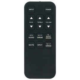 Replacement Remote fit for ZVOX Omni SoundBar Speakers SB380 SB400 SB500 SB700 AccuVoice TV Speaker AV200 AV205 SoundBase 555 580