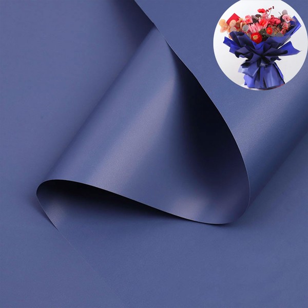 CC wonderland zone Bouquet Wrapping Paper Dark blue,Flower Wrapping Paper,Floral