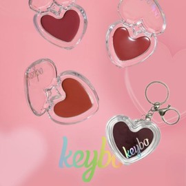 KEYBO Heart Keyring Lip & Cheek 1color, Color:01 -5°C Red