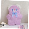 jojofuny 2Pcs Plush Pencil Case Cute Bear Design Pencil Pouch