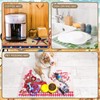 Nuanchu 6 Pcs Seasonal Dish Drying Mats for Kitchen Counter