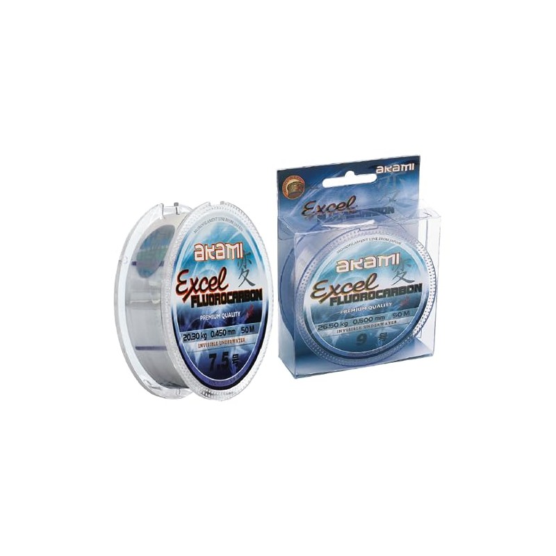 Akami Excel Fluorocarbon 50 M 0.330 mm