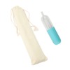6PCS Openable Straws Silicone 9.8in Snap Washable Reusable Easy to