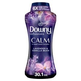 Downy Downy Infusions In-Wash Laundry Scent Booster Beads, CALM, Soothing Lavender and Vanilla Bean Scent, 30.1 oz