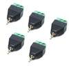Sscon 5pcs 2.5mm Stereo Audio Male Plug to AV 3-Screw