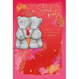 Me To You Bear To My Soulmate Valentine's Day Card