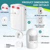 Qualirey Driveway Alarm Wireless Outside Motion Sensor Alarm with Receiver