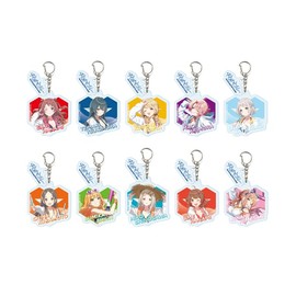 Gakuen Idolmaster 01 '24 Summer Version Acrylic Key Holder with Parts, Box of 10