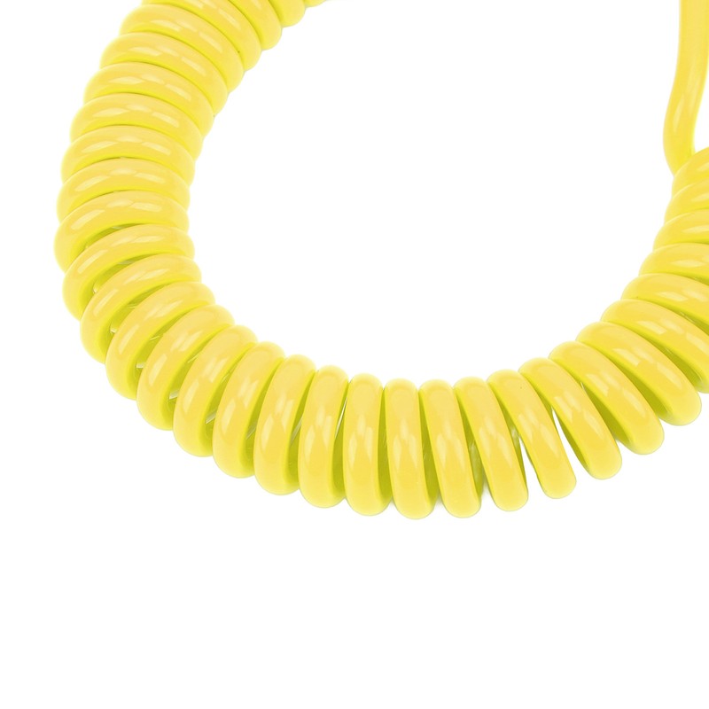 Surfing Foot Rope 7mm 10ft Coiled Spring High Elastic Adjustable