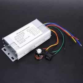 ViaGasaFamido DC Motor Speed Controller PWM Motor Speed Controller Supports Reversible Forward/Reverse Rotation 12V-60V 70A 270 Degree Potentiometer