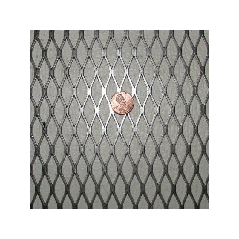 MCNICHOLS 1/2" x 16GA. 304 STAINLESS STEEL FLATTENED EXPANDED METAL