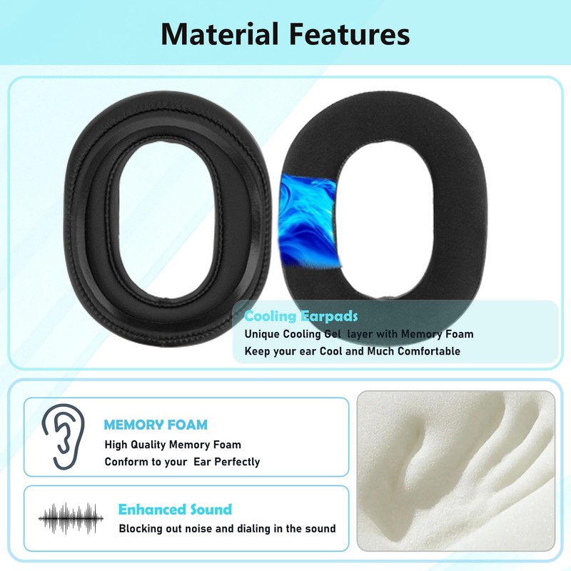BlackShark V3 Ear Cushions Compatible with Razer BlackShark V3 V3X