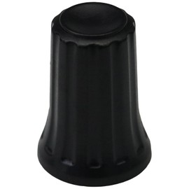 6mm D-Shaft Hole Slim Flared Rotary Encoder Control Knob Without Position Indicator Pack of 10