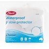 Easy Rest Cotton Jersey Waterproof V-Shape Pillow Protector, White, Suits