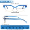 CHOFILORD 6 Pack Cat Eye Reading Glasses for Women Fashion