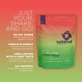 Tailwind Nutrition Endurance Fuel, Carbohydrate & Electrolyte Sports Drink Mix Powder, Gluten-Free, Vegan, Dauwaltermelon, 50 Servings