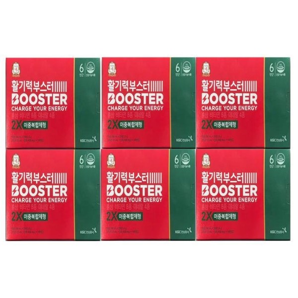 [Nutrition Friend] CheongKwanJang Vitality Booster Liquid 14 pieces, 6 boxes, 6 boxes / [영양친구] 정관장 활기력 부스터 액상 14개입 6박스, 6박스