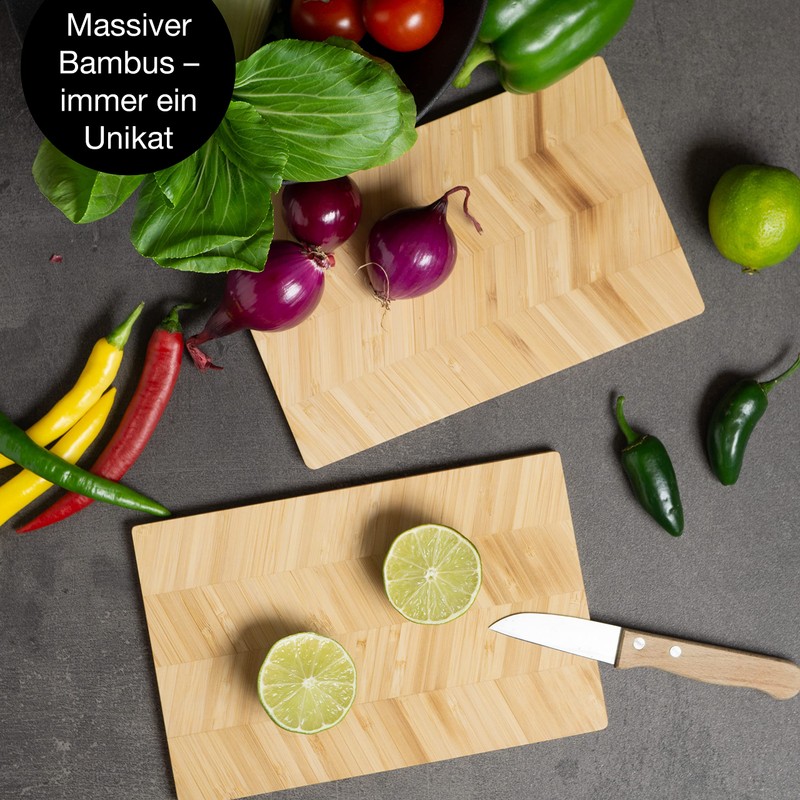 Moritz & Moritz 2 x Chopping Board Bamboo Small –