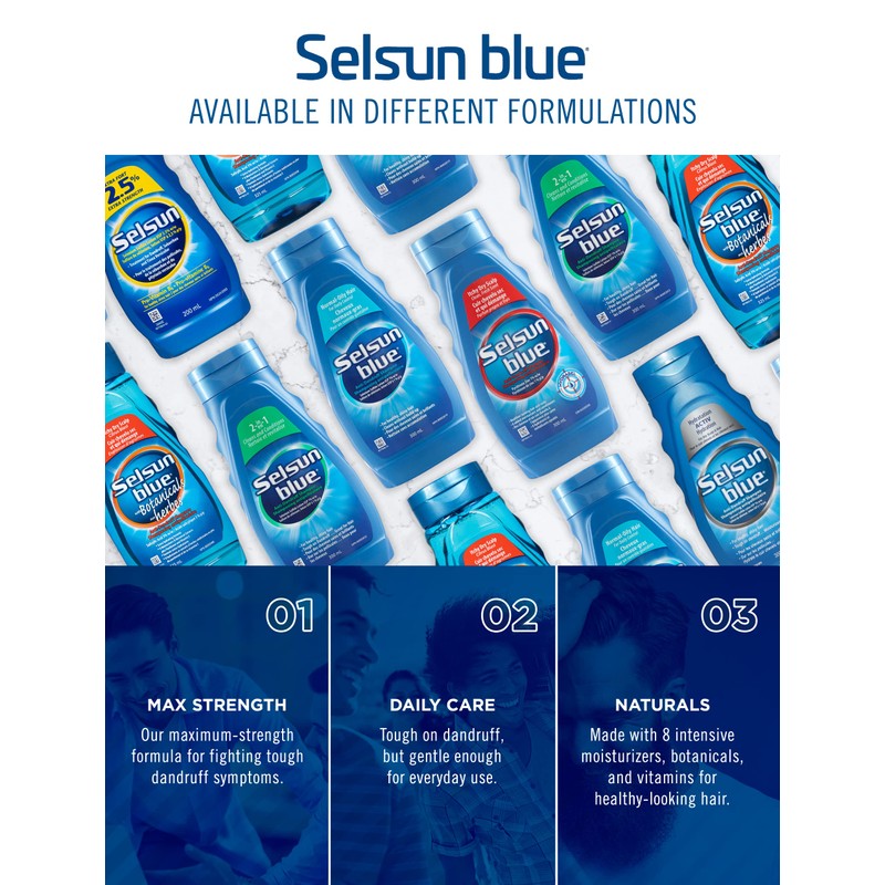 Selsun Blue - Itchy Dry Scalp Formula- 300 ML -