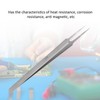 Bet-Q3 Tweezer Stainless Steel Laboratory Forceps Microscope Fingerprint Tweezer Precision