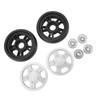 4 Set Luggage Wheels Rotating Flexible Luggage Suitcase Replacement Wheels