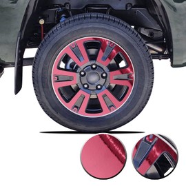 Gomu 20" Wheel Rim Overlay Pre Cut Graphic Vinyl Decal Compatible with Tundra TRD Sport 2014-2021 - Chrome Pink