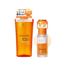 New VC 100 Essence Lotion EX V 5.1 fl oz (150 ml) VC 100 Double Repair Serum Limited Set (Vitamin C Lotion, Pore Serum), Ceramide, Dr. CiLabo